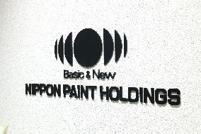 Nippon Paint Holdings signboard and logo